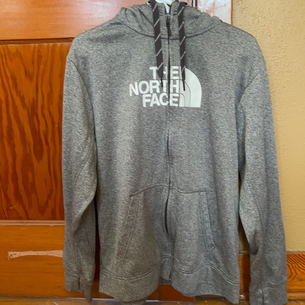 North face zip up hoodie